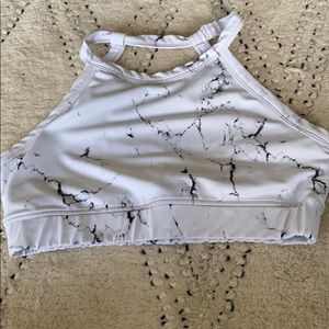 Buffbunny caterina bra - white marble